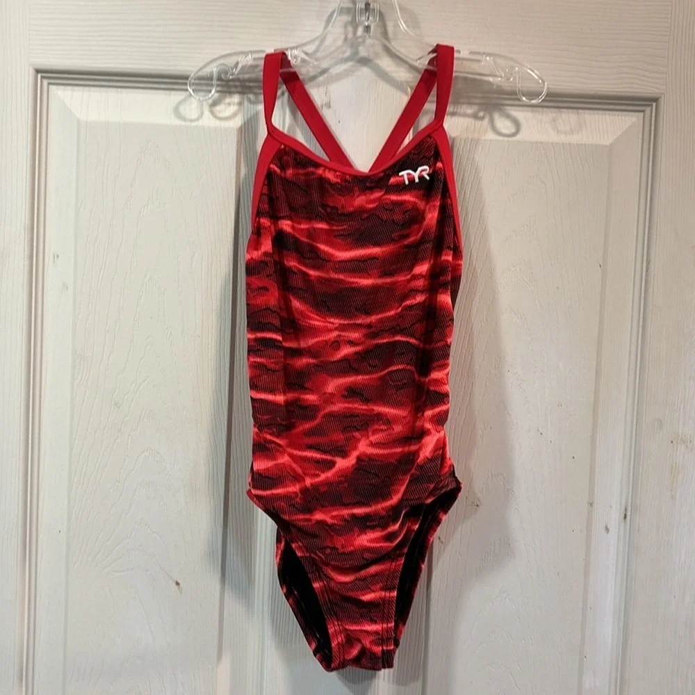 2 - TYR snd Sporti Performance Racing Swimsuits Size 24 Y - Picture 5 of 10